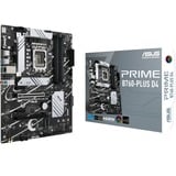 ASUS PRIME B760-PLUS D4 carte mère socket 1700 Noir/Argent, RAID, 2,5Gb-LAN, Sound, ATX