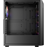 Antec AX67 ARGB boîtier midi tower Noir | 3x USB-A | Window