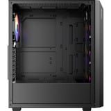 Antec  boîtier midi tower Noir | 3x USB-A | Window