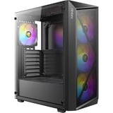 Antec  boîtier midi tower Noir | 3x USB-A | Window