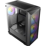 Antec  boîtier midi tower Noir | 3x USB-A | Window