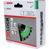 Bosch 2 608 620 733 accessoire pour meuleuse d'angle Disque de nettoyage, Brosse Disque de nettoyage, Acier inoxydable, Bosch, 11,5 cm, Vert, Acier inoxydable, 12500 tr/min