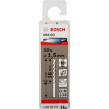 Bosch Bosc 10 Std. Metallbohrer HSS-Co 1,5x18x, Perceuse 