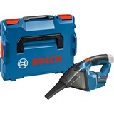 Bosch GAS 10,8 V-LI Bleu Sans sac, Aspirateur à main Bleu, 8 V-LI, Sec, Filtrage, 900 l/min, Sans sac, Bleu, 77 mm