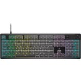 Corsair K55 CORE RGB clavier gaming Gris, Layout BE (AZERTY), Rubberdome, 100%, BE Layout, Rubber dome, LED RGB