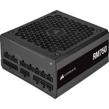 Corsair RM750 (2021), 750 Watt alimentation Noir, 4x PCIe, Gestion complète des câbles