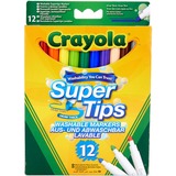 Crayola Feutres a dessiner lavables, Peinture 12 pièces