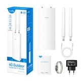 Cudy Indoor/Outdoor 4G N300 Wi-Fi, Routeur Blanc