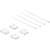 DeLOCK RJ45 jack > LSA Cat.6A STP, Module de Keystone 4 pièces