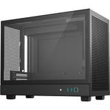 DeepCool CH160 PLUS boîtier mini tower Noir | 2x USB-A | 1x USB-C | Verre Trempé