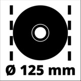 Einhell TC-AG 125 meuleuse d'angle 12,5 cm 11000 tr/min 850 W 2,1 kg Rouge/Noir, 11000 tr/min, 12,5 cm, Secteur, 2,1 kg
