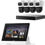 Eufy PoE NVR Security System S4 Max, Caméra de surveillance Blanc, 4x Bullet-PTZ + NVR + Smart Display, 4K, IP67