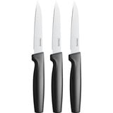 Fiskars Functional Form Set de couteaux universels 110 mm 3 pièces Noir/en acier inoxydable