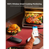 Govee Smart Wireless Meat, Thermomètre Noir, 2.4GHz Wi-Fi, Bluetooth
