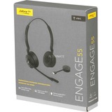 Jabra Engage 55 MS casque on-ear Noir, Stéréo