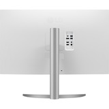 LG UltraFine 32UP55NP-W 31.5" 4K UHD Moniteur  Argent/Noir, 2x HDMI, DisplayPort, 2x USB-A, USB-C