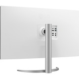 LG UltraFine 32UP55NP-W 31.5" 4K UHD Moniteur  Argent/Noir, 2x HDMI, DisplayPort, 2x USB-A, USB-C