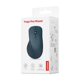 Lenovo Yoga Pro Mouse, Souris Turquoise, Bluetooth 5.1, 4000 DPI, rechargeable USB-C