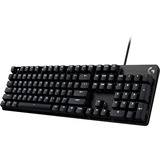 Logitech G413 SE clavier gaming mécanique Noir, Layout BE (AZERTY), 100%, LED blanches