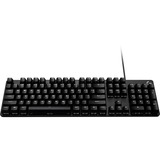 Logitech G413 SE clavier gaming mécanique Noir, Layout BE (AZERTY), 100%, LED blanches