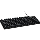 Logitech G413 SE clavier gaming mécanique Noir, Layout BE (AZERTY), 100%, LED blanches