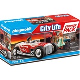 PLAYMOBIL City Life - Starterpack Voiture vintage avec couple, Jouets de construction 71078