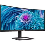 Philips E Line 346E2CUAE/00 écran plat de PC 86,4 cm (34") 3440 x 1440 pixels Wide Quad HD+ LCD Noir Moniteur UltraWide incurvé  Noir, 86,4 cm (34"), 3440 x 1440 pixels, Wide Quad HD+, LCD, 4 ms, Noir