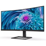 Philips E Line 346E2CUAE/00 écran plat de PC 86,4 cm (34") 3440 x 1440 pixels Wide Quad HD+ LCD Noir Moniteur UltraWide incurvé  Noir, 86,4 cm (34"), 3440 x 1440 pixels, Wide Quad HD+, LCD, 4 ms, Noir