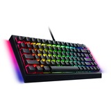 Razer BlackWidow V4 RGB clavier gaming mécanique Noir, Layout US (QWERTY), Razer certified Mechanical Orange Switches, 75%