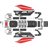 Res-Tech GT Cockpit, Simulateur de course Noir/Rouge