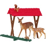 Schleich Farm World - Nourrir les animaux de la forêt, Figurine 42658