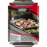Weber Plat de cuisson Deluxe, Panier de gril Argent