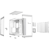 be quiet! Light Base 600 DX boîtier midi tower Blanc | 2x USB-A | 1x USB-C | RGB | Verre Trempé