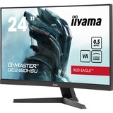 iiyama G-Master Red Eagle GC2480HSU-B1 23.6" Moniteur gaming incurvé  Noir, 180 Hz, HDMI, DisplayPort, USB, Audio, Adaptive Sync