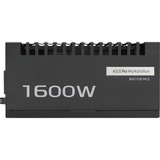 ASUS Pro WS Platinum alimentation modulaire 1600 watt Noir, 2x 12V-2x6, 1600 W, 200 - 240 V, Actif, 130 W, 1600 W, 130 W