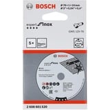 Bosch 2 608 601 520 accessoire pour meuleuse d'angle Disque de coupe Disque de coupe, Métal, Bosch, 1 cm, 7,6 cm, - GWS 10.8-76 V-EC Professional