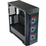 Cooler Master MasterBox 520 Mesh boîtier midi tower Noir | 1x USB-A | 1x USB-C | RGB | Verre Trempé