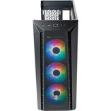 Cooler Master MasterBox 520 Mesh boîtier midi tower Noir | 1x USB-A | 1x USB-C | RGB | Verre Trempé