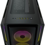 Corsair iCUE 5000T RGB boîtier midi tower Noir | 4x USB-A | 1x USB-C | RGB | Window