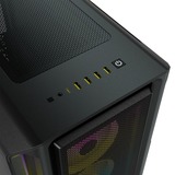 Corsair iCUE 5000T RGB boîtier midi tower Noir | 4x USB-A | 1x USB-C | RGB | Window