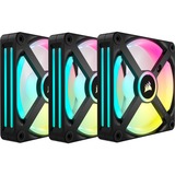 Corsair iCUE LINK QX120 RGo 120, Ventilateur de boîtier Noir
