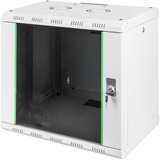 Digitus Boîtier de série Unique - 600 x 450 mm (lxp), Armoire informatique Gris clair, Rack monté sur le mur, 9U, 100 kg, 22,5 kg, Gris