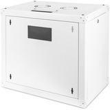 Digitus Boîtier de série Unique - 600 x 450 mm (lxp), Armoire informatique Gris clair, Rack monté sur le mur, 9U, 100 kg, 22,5 kg, Gris