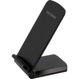 Just in Case Wireless Charger Stand 15 W, Chargeur Noir