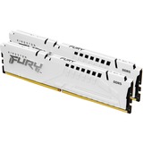 Kingston FURY FURY 32 Go DDR5-6000 (2x 16 Go), Mémoire vive Blanc, KF560C30BWEK2-32, Fury Beast, XMP, EXPO