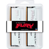 Kingston FURY FURY 32 Go DDR5-6000 (2x 16 Go), Mémoire vive Blanc, KF560C30BWEK2-32, Fury Beast, XMP, EXPO