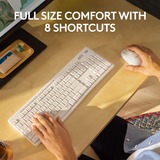 Logitech MK295 Silent, set de bureau Gris, Layout US (QWERTY)