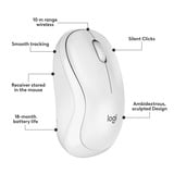 Logitech MK295 Silent, set de bureau Gris, Layout US (QWERTY)