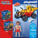 PLAYMOBIL City Action - Quad de sauvetage, Jouets de construction 