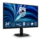 Philips 24B2N2200 23.8" Moniteur Noir, 1x DisplayPort, 1x HDMI, 1x VGA, 120 Hz